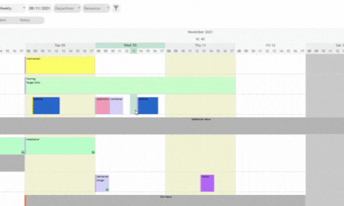 Splitting an event Splitting an event