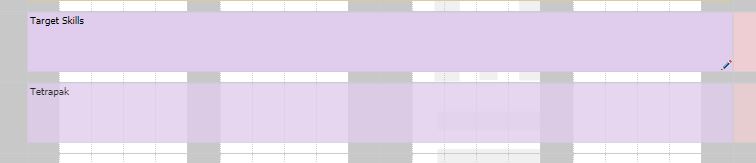 Schedule interface New design