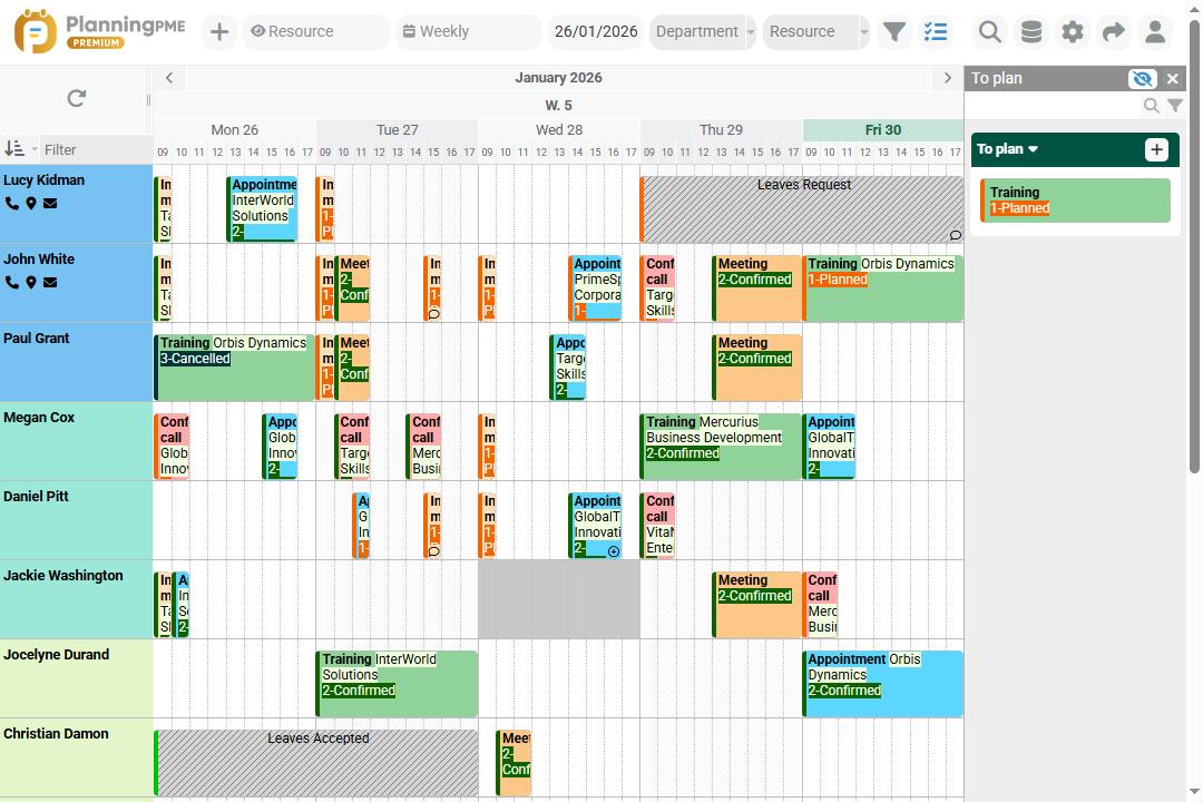 Appointment scheduling software